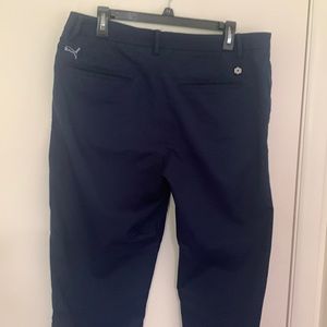 Mens Navy Puma golf pants